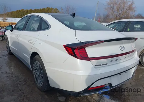 2022 Hyundai Sonata Hybrid Limited from USA, damaged, VIN KMHL54JJ1NA039223